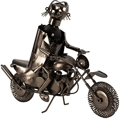 Flaschenhalter Motorrad Weinhalter Metall Flaschenständer
