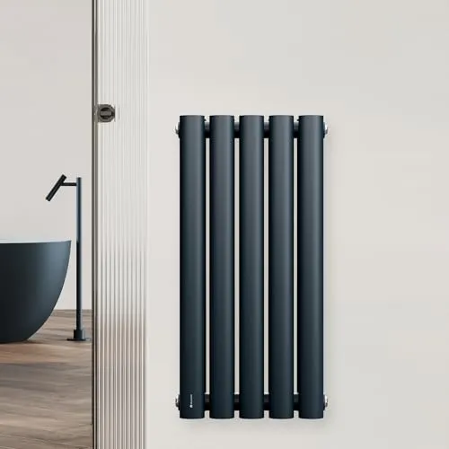 blumfeldt Heizkörper Tallheo - Warmwasser Wandheizkörper für Badezimmer - Moderner Heizkörper mit 360 W Leistung, ideal für effiziente Wärme in jedem Raum. Langlebiges Design und einfache Wandmontage für mehr Komfort und Stil.