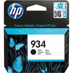 HP Tinte C2P19AE 934 schwarz - Original Tintenpatrone mit 10 ml, kompatibel mit HP OfficeJet Modellen für brillante Druckqualität