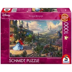 Thomas Kinkade Studios Sleeping Beauty Puzzle - Disney Dreams Collection, bezauberndes Motiv für entspannenden Puzzle-Spaß