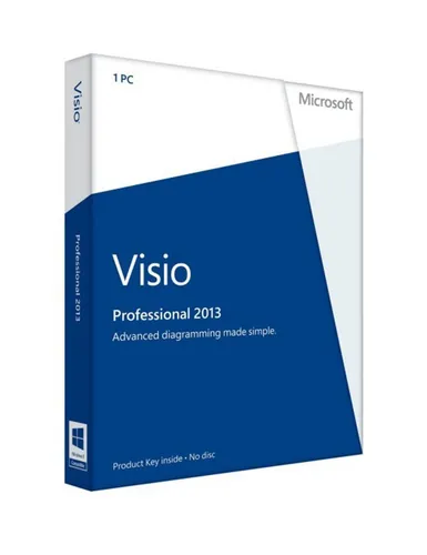 Produktbild Microsoft Visio 2013 Professional | Windows | Diagrammerstellung leicht gemacht