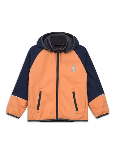LEGO Softshelljacke in Orange/Dunkelblau, Größe 146 von LEGO