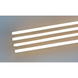 LED ALU Leuchte für Akustik-Paneele 18mm Abstand, 4x50cm Warmweiß - Moderne LED-Leuchte für Akustik-Paneele mit 4x50cm Länge. Einfache Montage und energiesparende Beleuchtung schaffen eine stilvolle Atmosphäre in jedem Raum.