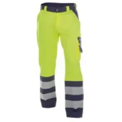 Produktbild DASSY Lancaster Warn Bundhose 200612 6981 NEONGELB/DUNKELBLAU Gr. 42