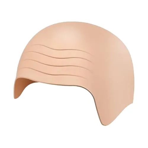 Ginddy Latex-Perückenkappe, dicke Haut, Glatzenhut, Latex, Glatze, Kopfhaut, Kostüm-Zubehör für Halloween, Kinder und Erwachsene