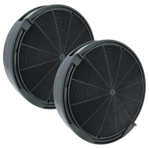 vhbw 2x Aktivkohlefilter Ersatz für Franke 1120016755, 9197060919 für Dunstabzugshaube