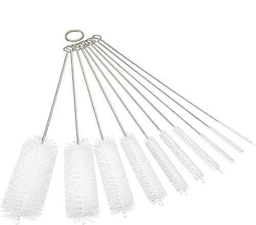 Reinigungsbürsten Set für Flaschen und Rohre