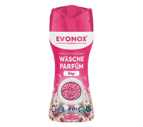 EVONOX Wäscheparfüm Dauerhafter Duft, Wäscheparfüm und Weichspüler, Trockenbälle 210gr (1-St)