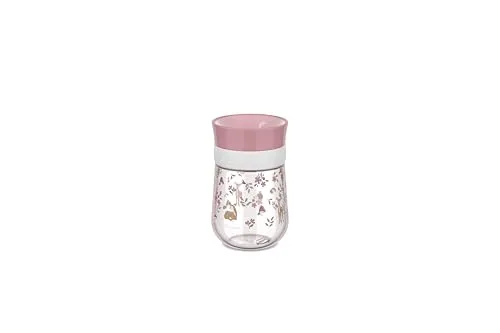 Mepal - Trinklernbecher 360° Mio Little Dutch - Auslaufsicher - 360 Rand ermöglicht das Trinken von jeder Seite - Intelligenter Deckel schließt sich, wenn das Trinken aufhört - 300 ml - Fairy Garden
