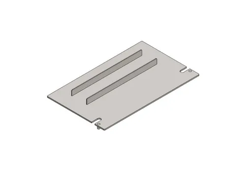 Heizgasumlenkplatte 380x230x4mm für Hark Kamine - Stabile Heizgasumlenkplatte aus Stahl, 380 mm lang und 230 mm breit. Ideal für Hark Kamine, sorgt für effiziente Nutzung. Perfekt für den Einsatz in Ihrer Heizlösung.