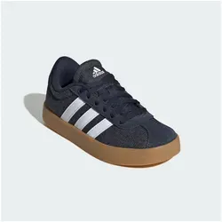 adidas VL Court 3.0 Kids Schuhe - Sneaker mit normaler Passform und Schnürverschluss, ideal für aktive Kinder und stylisch mit Obermaterial aus Textil und Leder.