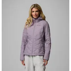 Columbia Heavenly Hooded Jacket shale purple (554) S - Funktionsjacke für Damen, ideal zum Wandern mit reflektierendem Omni-Heat Thermosystem für optimale Wärmeisolierung und wasserabweisendem Material für Schutz bei jedem Wetter.