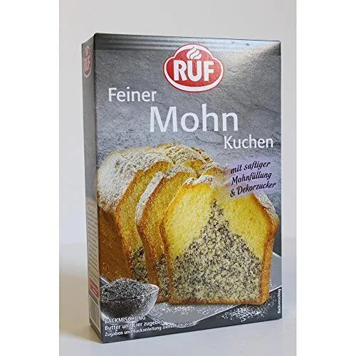RUF Feiner Mohnkuchen Backmischung von Backmischung