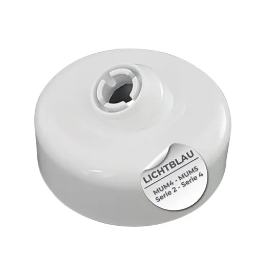 LICHTBLAU Teigabweiser weiß für Knethaken Bosch Küchenmaschine 619166 I passend für Küchenmaschine MUM4 und MUM5 00619166