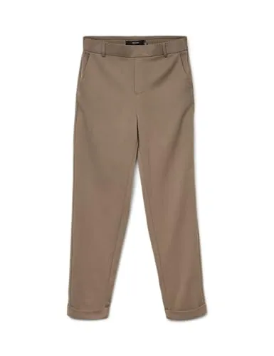Vmmaya Mw Loose Solid Pant Noos - Damen-Hosen, lässige Passform mit Gürtelschlaufen und mittlerer Taille für optimalen Tragekomfort und Vielseitigkeit im Alltag.