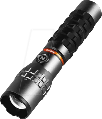 NEBO LED Taschenlampe Slyde King 2K grau - Taschenlampen mit 2000 Lumen, 7 Lichtmodi und IPX7 Schutz. Ideal für Outdoor-Abenteuer und Notfälle. Inklusive wiederaufladbarem Akku und USB-C-Kabel.