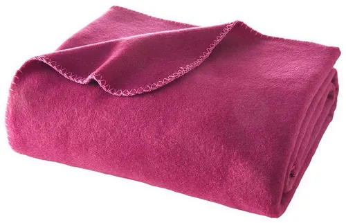 MR.DEKO Outdoordecke Kuscheldecke 150x200cm Beere