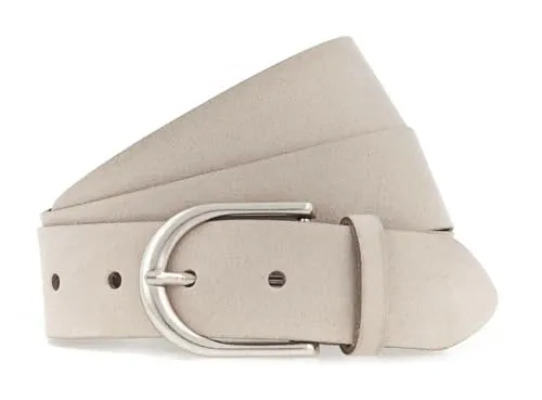 Vanzetti Ledergürtel 35 mm Veloursgürtel beige 80 von Vanzetti