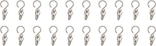 Gardinen- & Vorhangringe Silber von indeko