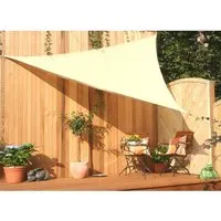 Sonnensegel Dreieck weizen-beige 360x360x360 cm