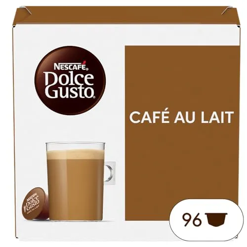Nescafe Dolce Gusto – Dolce Gusto Café au Lait 16 CAPSULES 160 g (X6)
