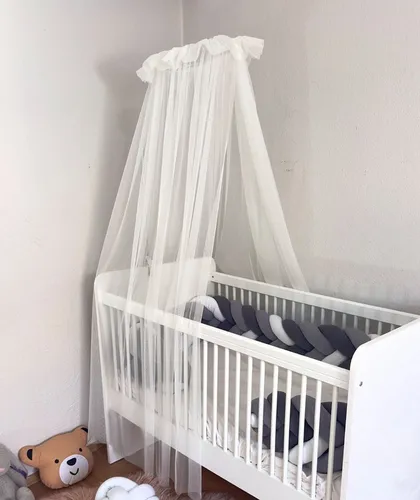 Baby Fancyroom Betthimmel Baby Fancyroom Betthimmel für Babybett Gitterbett 300x180cm Tüll, Handgefertigt, aus feinem Premium Tüll