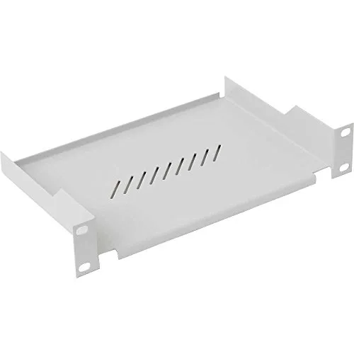 Triton RAC-UP-X01-C1 25,4 cm (10 Zoll) Fachboden, 1 HE Einbauhöhe (RAL 7035), Weiß