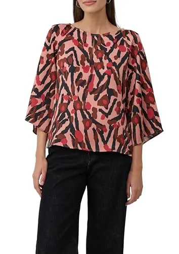 s.Oliver Schwarz LABEL Damen Bluse 2172610 3/4 Arm von s.Oliver