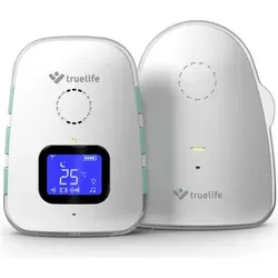 TrueLife NannyTone VM3 - Digitales Audio-Babyphone - Babyphones: Hochwertiges digitales Audio-Babyphone mit 800 m Reichweite, Zwei-Wege-Kommunikation und 8 Wiegenliedern für die besten Nächte.