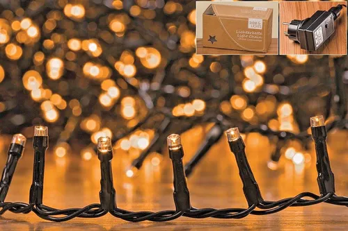 Lichterkette warmweiß mit Timer für Garten & Innenbereich