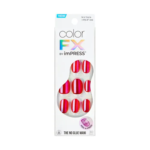 Kiss iMPRESS Color FX Selbstklebende Nägel (Floating) 30 Stück - Die selbstklebenden Nägel von Kiss bieten eine einfache Möglichkeit für ein perfektes Nageldesign. Ideal für schnelle und stilvolle Looks – ganz ohne Kleber!