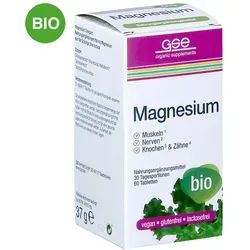 GES Magnesium compact Bio - Bio-Nahrungsergänzungsmittel für optimale Magnesiumversorgung aus Grünalgen, 100% vegan und mit hoher Bioverfügbarkeit – ideal für Muskel- und Energiefunktion.
