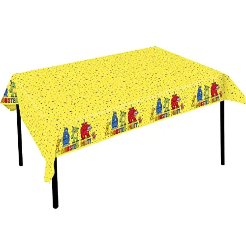 Tischdecke * LUSTIGE Monster * als Deko zum Kindergeburtstag und Mottoparty | 120x180cm | Kinder Geburtstag Party Tischdeko
