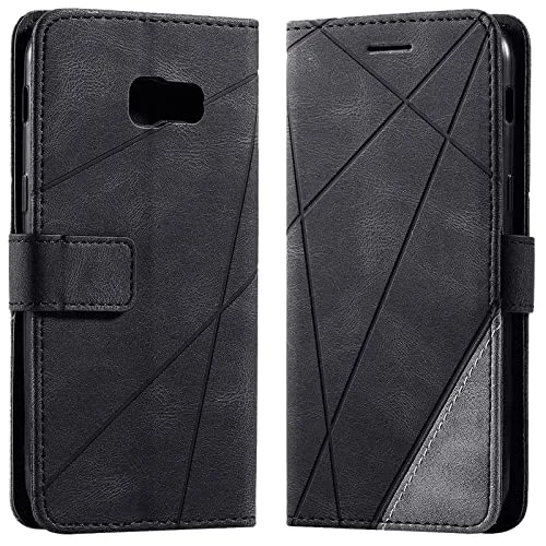 Vankii Flip Wallet Hülle für Samsung Galaxy A5 2017 / A520 – Schwarz