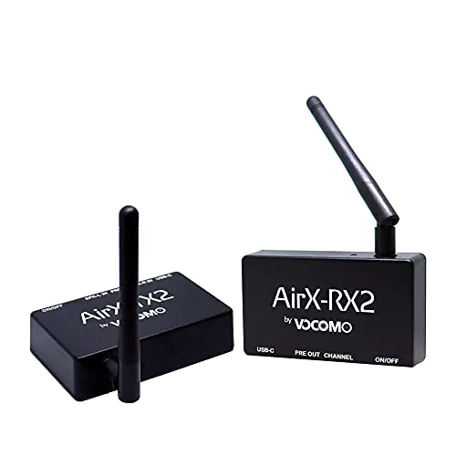 VOCOMO AirX-SubKit Hires Audio-Funksystem für Subwoofer und Aktivlautsprecher im 5.1 Heimkino