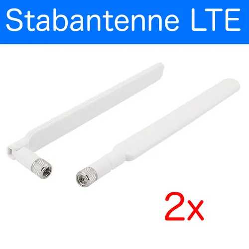 Produktbild 2x LTE Antenne Stabantenne für Homespot Speedport Router LTE 2 II Huawei SMA 4G