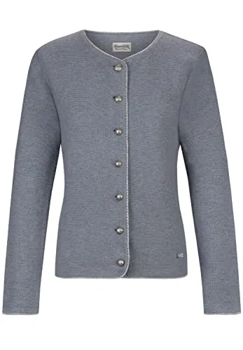 Stockerpoint Marissa Damen Trachtenstrickjacke in Nachtblau Kiesel