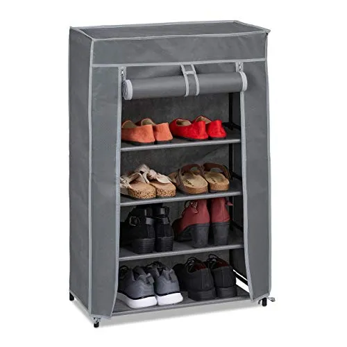 Schuhschrank Stoff mit 5 Fächern
