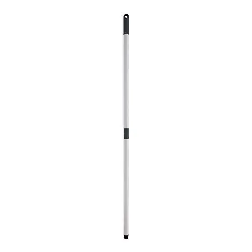 Mery | Teleskop-Mast | Mehrzweck-Stick | Plastifizierter Stahl | Universal-Gewinde | Grau | Maße: 80 cm. Ausziehbare Stockgröße: 140 cm