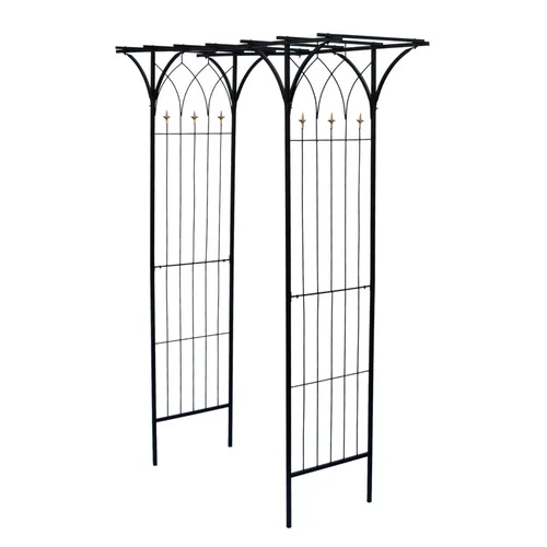 XXXL Rosenbogen Rankhilfe Rankierhilfe Rosengestell Rosenbogen eckig Shanghai