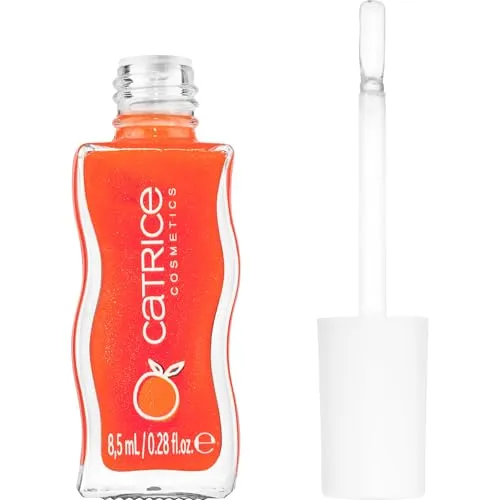 Produktbild Catrice SUMMER LIPS Lip Glaze, Lipgloss, Nr. C02, Orange, glänzend, vegan, ohne Parabene, ohne Mikroplastikpartikel, Nanopartikel frei, 1er Pack (8.5ml)