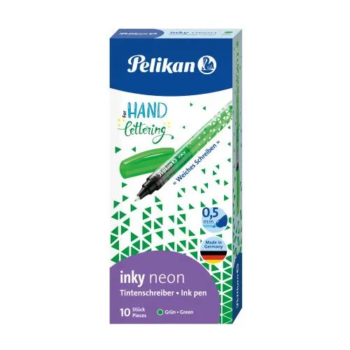 Pelikan Tintenschreiber Inky 273 Neon, gruen