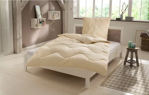 Älgdröm Naturfaserbettdecke aus Baumwolle