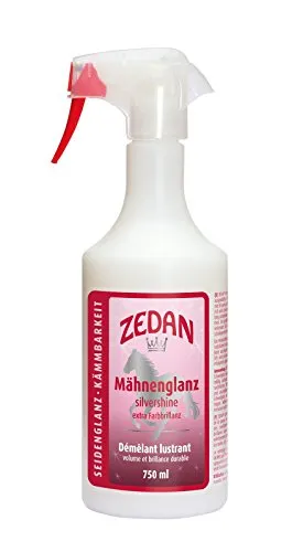 Zedan Mähnen-, Fell- und Schweifglanz, 750ml, für seidigen Glanz, optimale Kämmbarkeit und mehr Volumen