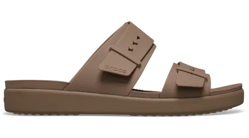 Crocs Damen Brooklyn Buckle Low Keilsandale, Latte, 39 EU von Crocs