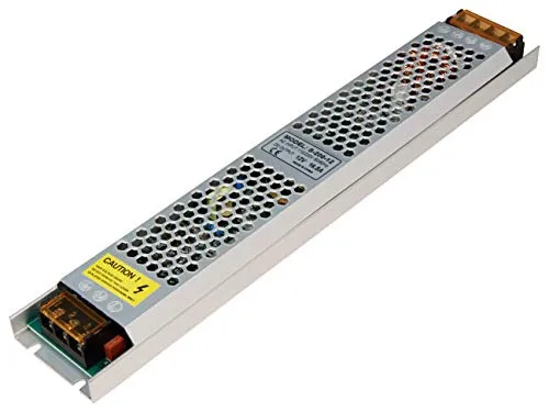 McShine LED Trafo 12V | 200W | 220-240V~ -> 12V= - Ideal für den Betrieb von Niedervolt LED Leuchtmitteln mit 12V. Wandelt 220-240V~ in konstante 12V um und unterstützt bis zu 200 Watt für zuverlässigen Einsatz.