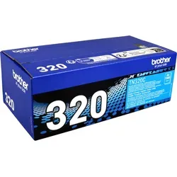 Brother Toner TN-320C Cyan - Original Toner für brillante Druckqualität - Toner für Brother Drucker mit einer Kapazität von ca. 1.500 A4-Seiten. Ideal für professionelle Ausdrucke und kompatibel mit mehreren Brother Modellen.