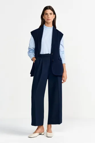 RICHROYAL Langarmbluse blau 42 - Stylische Bluse in Größe 42 aus 97 % Baumwolle und 3 % Elasthan, ideal für einen eleganten Look im Alltag.