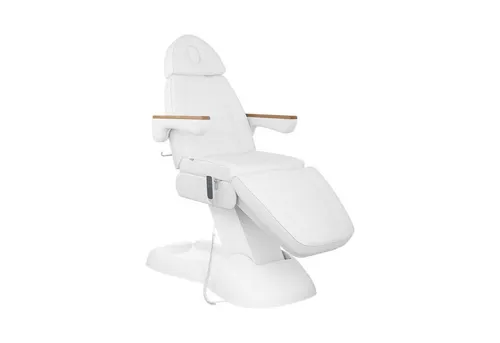 Physa Elektrische Massageliege in Weiß - Massageliege für professionelle Anwendungen, elektrisch höhenverstellbar und aus hochwertigem Kunstleder für maximalen Komfort und Hygiene.