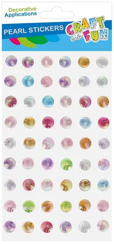 Ozdoby dekoracyjne samoprzylepne kryształki Muszle op.54szt. Mix k 5905523637250